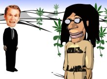 Cannabisman and G.W.Bush nhled